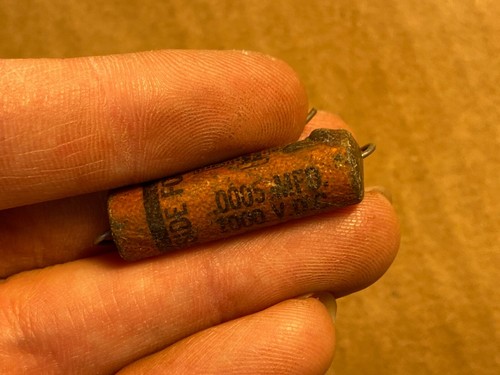 NOS Vintage 1950s ICC .0005 uf 1000v Wax Capacitor Guitar Amp Tone Cap (Qty) - Picture 6 of 7
