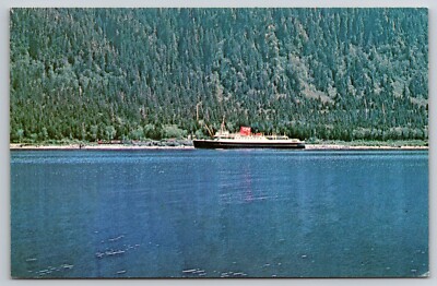 SS Prince George Cruise Ship, Prince Rupert, B.C. Canada Harbour Postcard S0375
