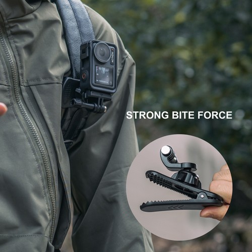 Universal Open Box Backpack Shoulder Strap Mount Clip For Gopro ,DJI Osmo Action - Picture 7 of 8