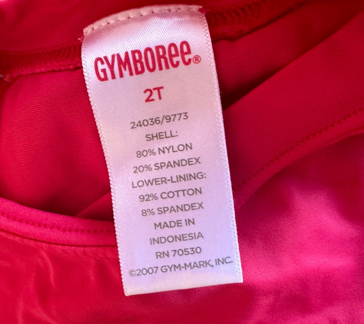 Gymboree Girls 2T Swim Top Rash Guard Tropical Flower Pink 2 Shirt