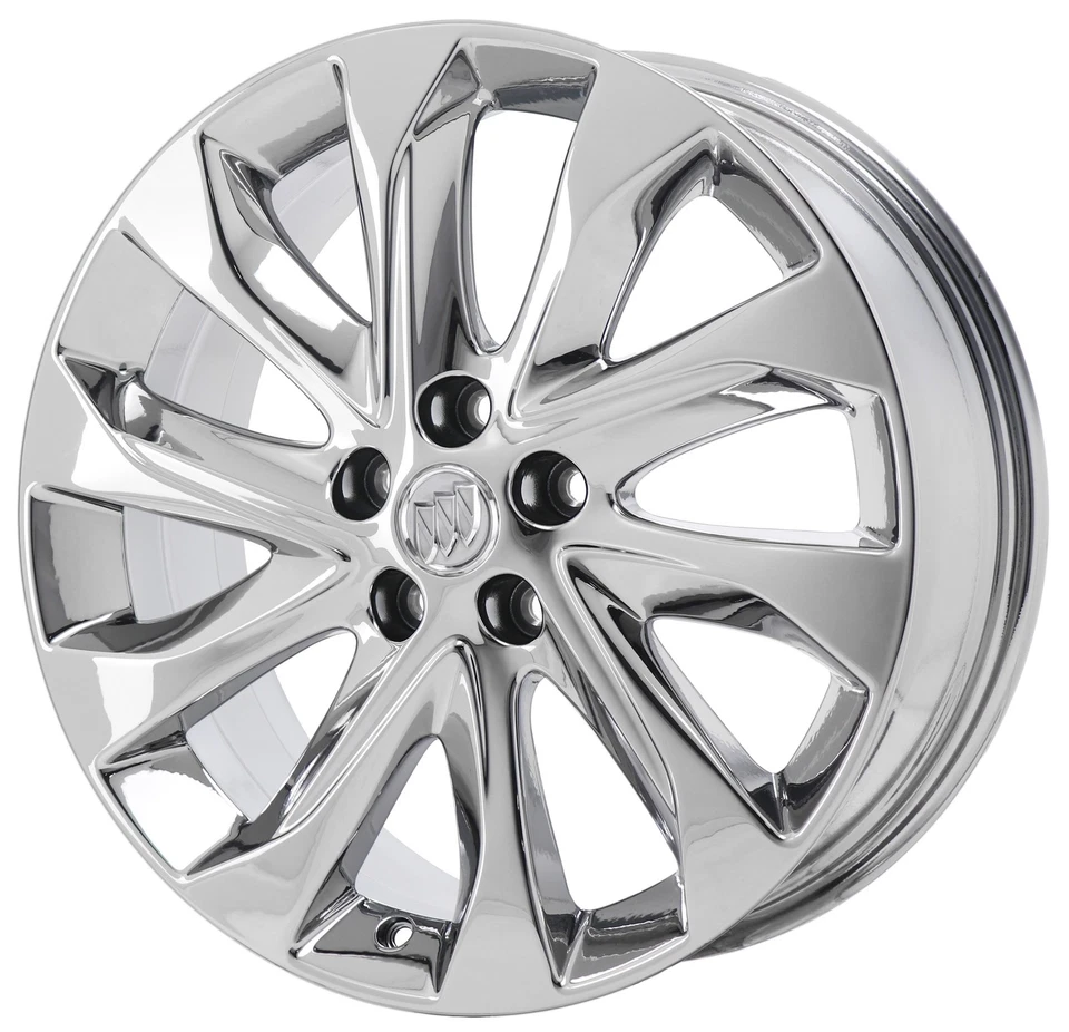 Llantas Buick Envision PVD Bright Chrome-C 19" OEM 4144 2016-2019 de fábrica Foto 2 de 3