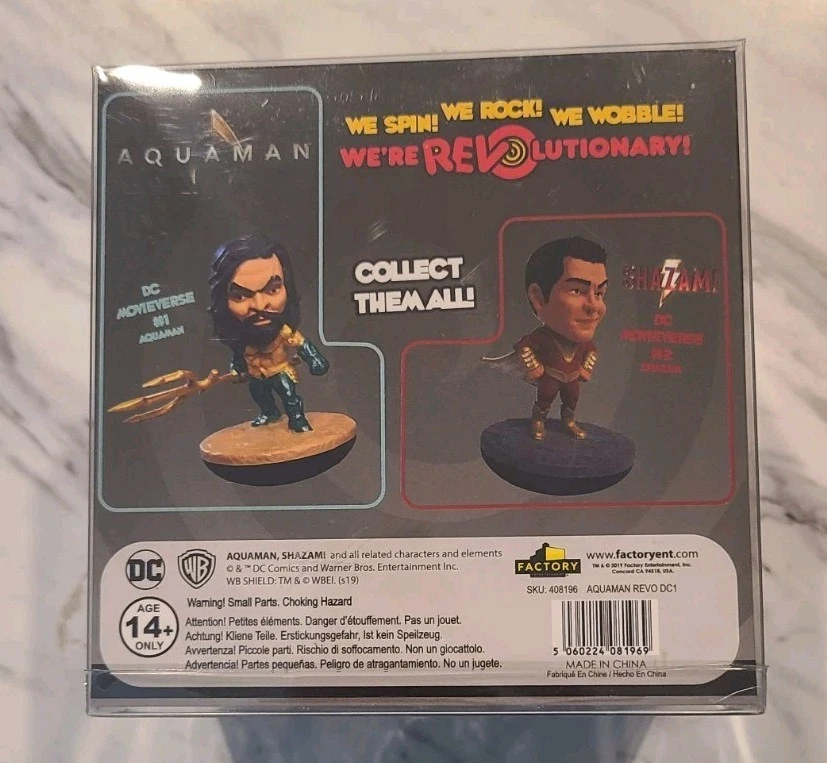 Figura de acción coleccionable DC COMICS AQUAMAN REVOS REVOLUTION VINYLS 4" - NUEVO Foto 2 de 4