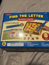 Lakeshore Find the Letter Activity Center Tactile Search Fine Motor Complete