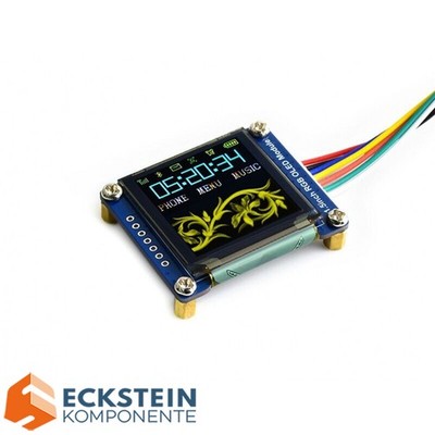 Waveshare 128x128, General 1.5inch RGB OLED display Module, 16-bit high color