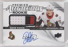 2018-19 Upper Deck Premier Attractions Rookie 41/99 Drake Batherson Auto ez4