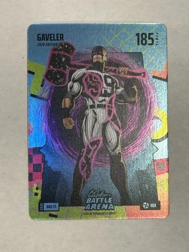 2026 Bo Jackson Battle Arena Gaveler RAD-73 HEX SSP Foil Aaron Judge Rare