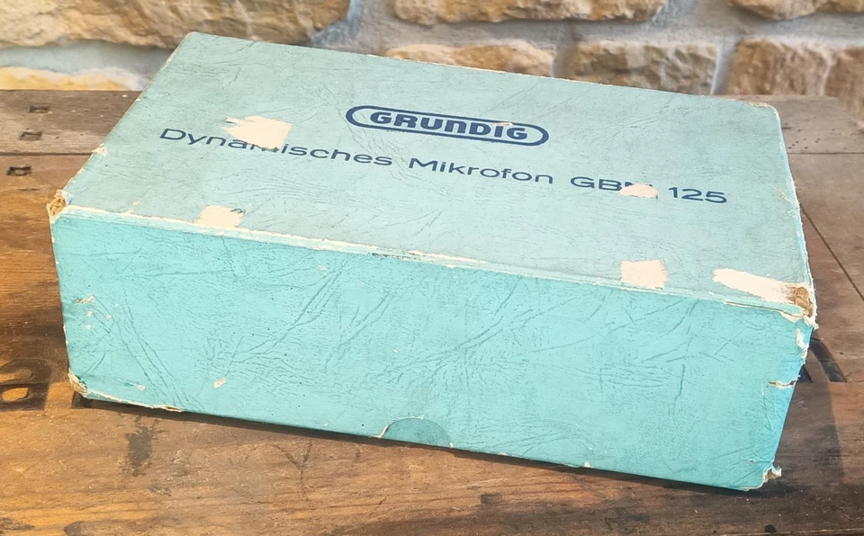 Grundig GBM 125 Dynamisches Bändchen-Mikrofon („Ribbon“) - Vintage Serien B13138 - Bild 2 von 4