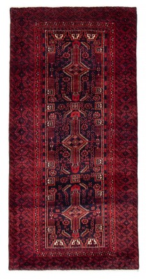 Vintage Oriental Hand-Knotted Carpet 3'6'' x 6'10'' Traditional Wool Area Rug