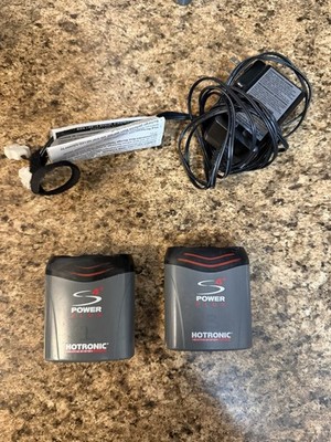 Two (2) Hotronic S4 Power Plus Battery Packs with Dual Charger - Works Good!