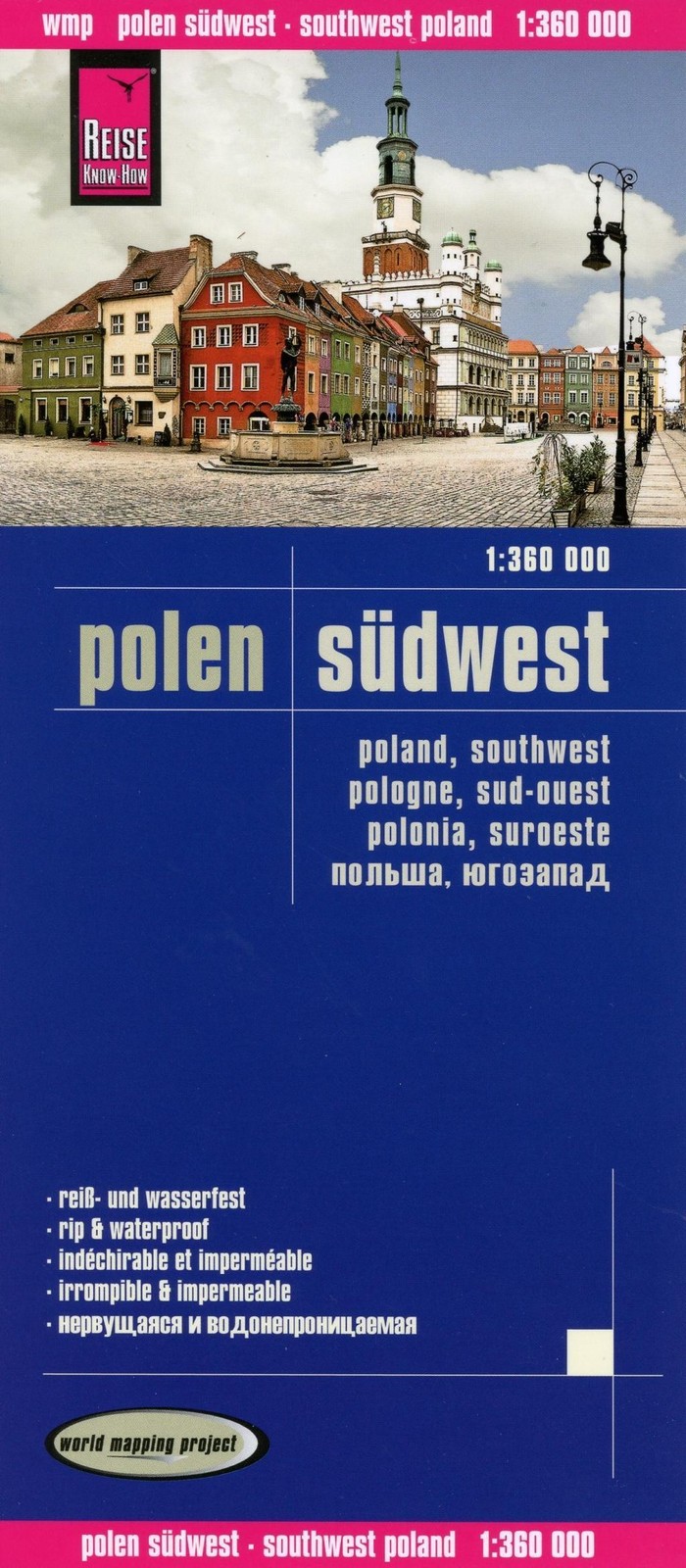 Reise Know-How Landkarte Polen, Südwest 1 : 360.000 9783831773619