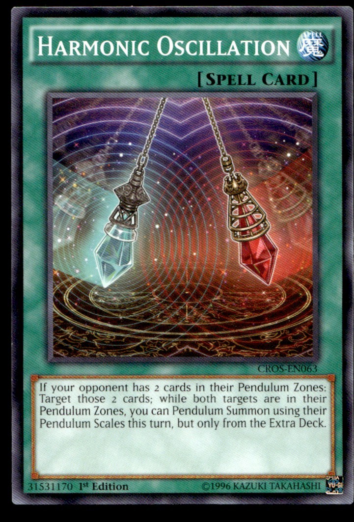 Harmonic Oscillation CROS CROS-EN063 MP YuGiOh | Buy 1 Get 2 Free 