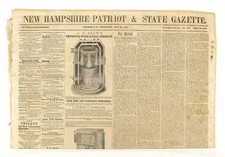 New Hampshire Patriot & State Gazette New Series Vol 10 No 480 Whole No 2480