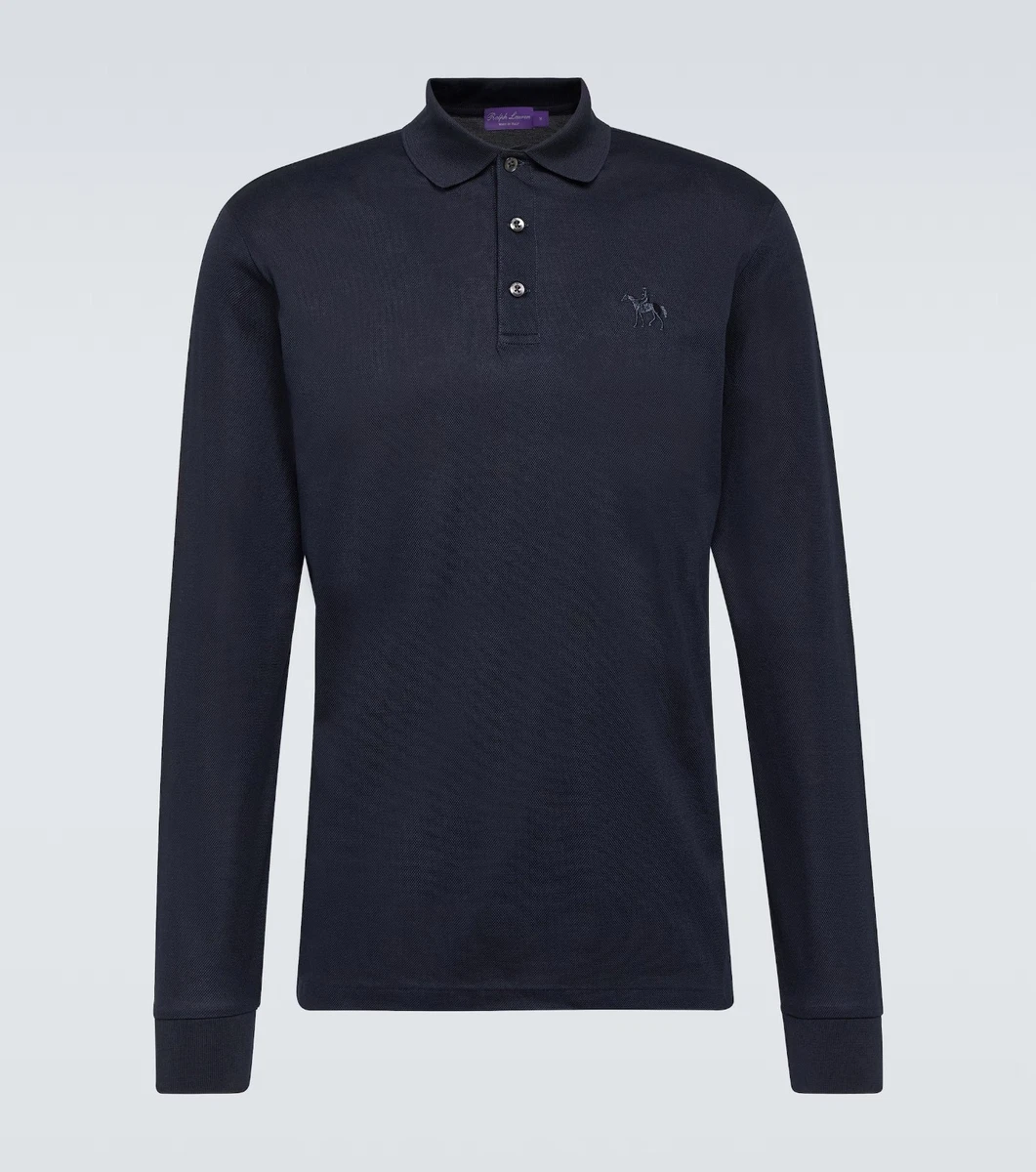 Ralph Lauren Purple Label Men's Long Sleeve Blue Shirts for sale