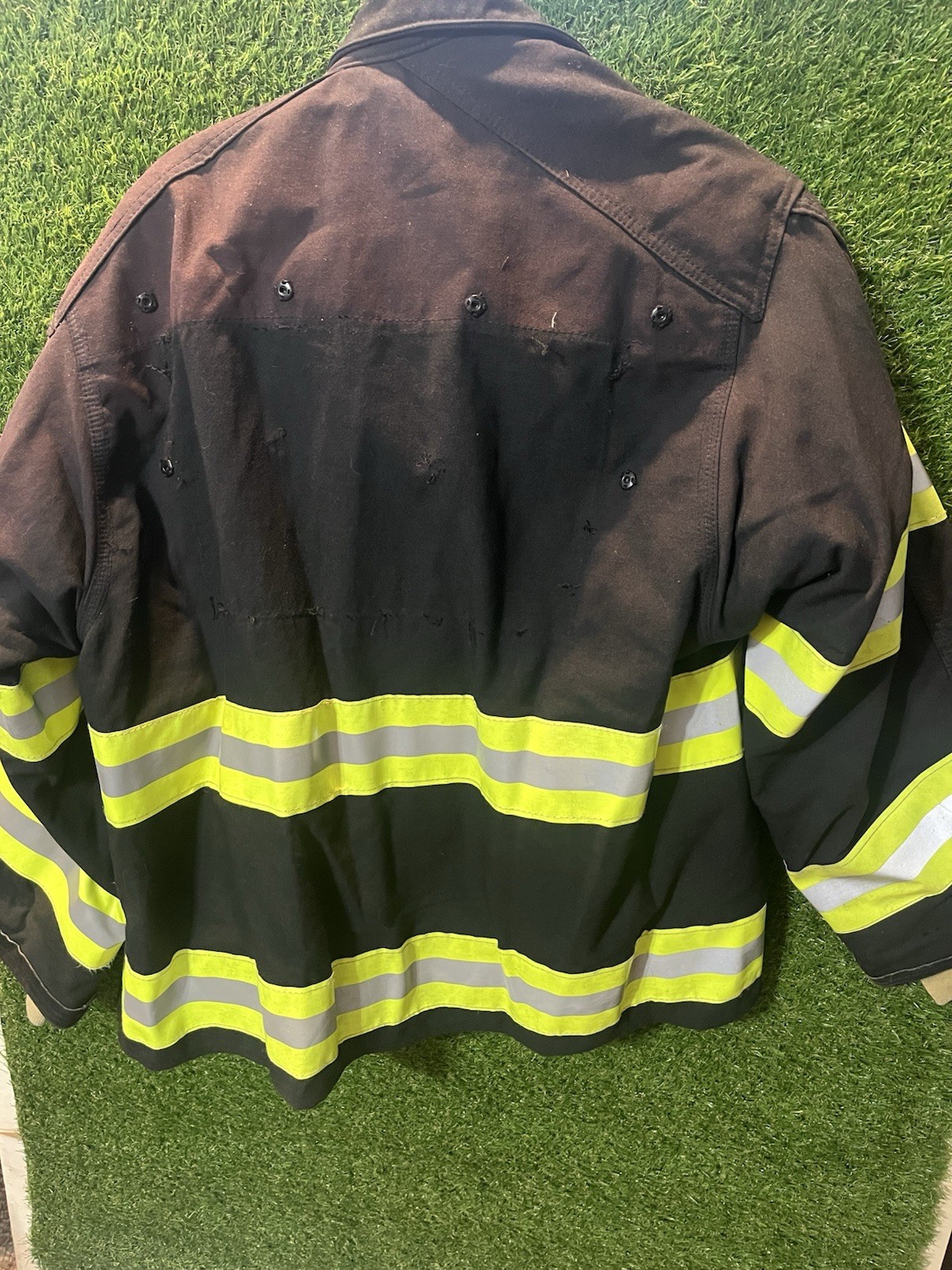 - Firefighter Jacket With Liner Warrior American … - image 12
