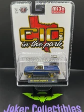 M2 Machines Chase 1977 Chevrolet Cheyenne 10 C10s In The Park Blue MJS87 25-25