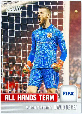David de Gea - Manchester United 2022-23 Panini Score FIFA All Hands Team #10