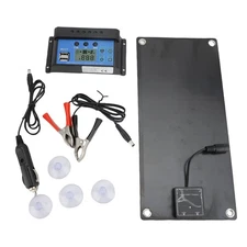 6W Monocrystalline Silicon Solar Panel Charger For Car RV Boat