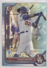 2022 Bowman 1st Edition Sky Blue Foil Diego Cartaya #BPPF-103 0y59