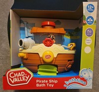 Chad Valley Pirate Ship Bath Float Toy With Light, 12+ Months, Plastic