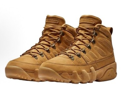 Size 10 - Jordan 9 Retro Boot NRG Wheat 2018 for sale online | eBay
