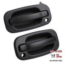 Exterior Door Handle Front Left Right Pair Compatible with Chevy GMC 2 PCS