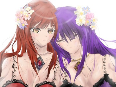 Anime girls azur lane pola zara twintails purple hair Custom Gaming Mat Desk