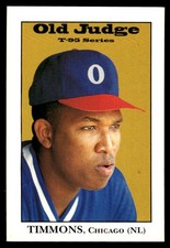 Ozzie Timmons 1995 Signature Rookies Old Judge #32 Iowa Cubs MLB READ FREE SHIP
