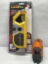 Laser Lot of (2) Laser Level Pro with 7' Tape Measure NIB & Laser Straight Used