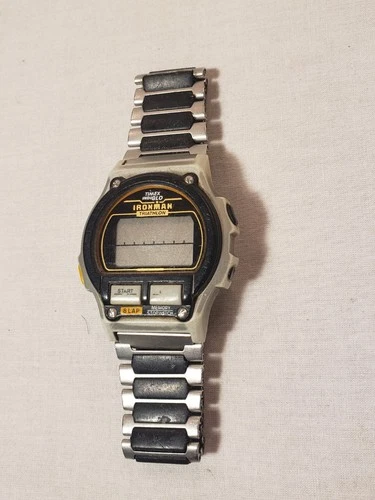 1990s TIMEX IRONMAN Triathlon Indiglo MEN'S WATCH VTG 737-A 1994
