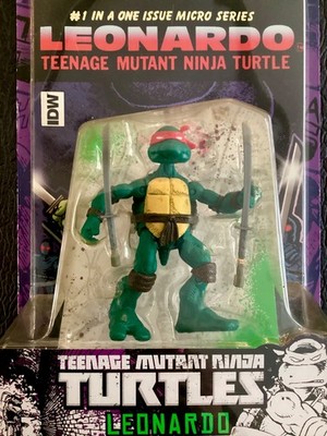 Nickelodeon Teenage Mutant Ninja Turtles Leonardo Action Figure IDW Comicbook