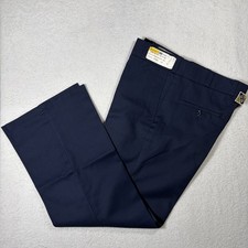 NWT Vintage 70s Sears Work  N Leisure Perma Press Pants 34x29 USA Made Talon NEW