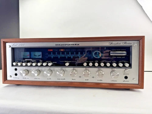 Vintage Marantz 2325 AM / FM Flagship Stereo Receiver NM Wood Cabinet