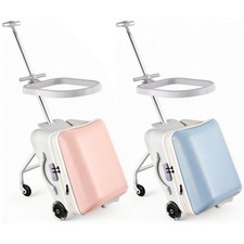 20 Inch Expandable Luggage With Spinner Wheelslarge Suitcases With Child Seat