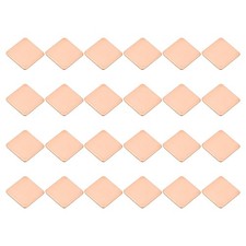24 Pcs Heatsink Copper Pad Shim IC Chipset GPU Thermal Heatsink 15x15x0.8mm