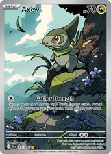 1x Axew - 145/086 - Illustration Rare BLK Black Bolt Pokemon Near Mint on eBay