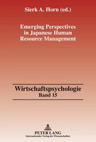 Sierk A. Horn | Emerging Perspectives In Japanese Human Resource Management