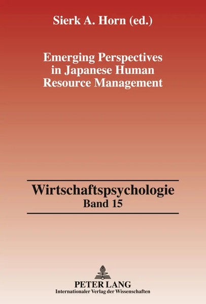 Sierk A. Horn | Emerging Perspectives In Japanese Human Resource Management-image
