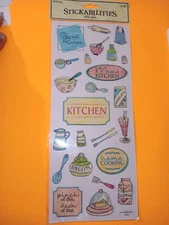 Stickabilities Kitchen Sticker Sheet The Paper Studio Scrapbook Moms Kitchen