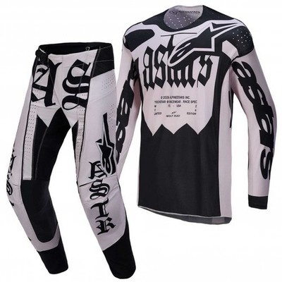 Alpinestars (LE) MX Jersey & Pant Kit Deal - Techstar WOLF DUST - Dune Black