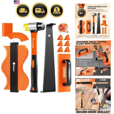 Laminate Flooring Tools, 65-Piece Wood Flooring Installation Kit with 60 Floo...