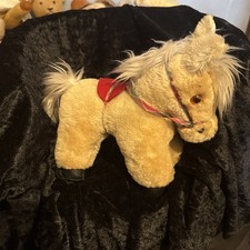 Vintage Po-nee horse plush soft toy