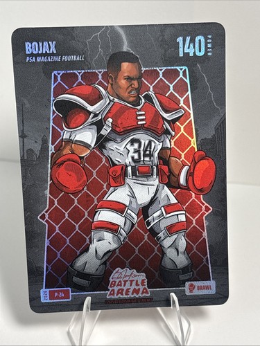 Bojax Battle Arena 140 Points Brawl 2026 P-24 NEW May PSA Magazine Promo Card