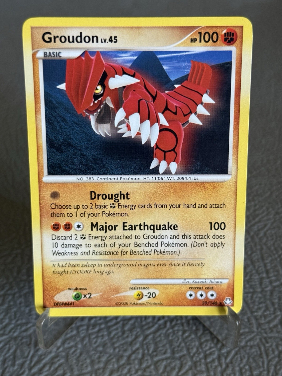Groudon 29/146 Legends Awakened Regular Rare Pokemon Card NM/VLP