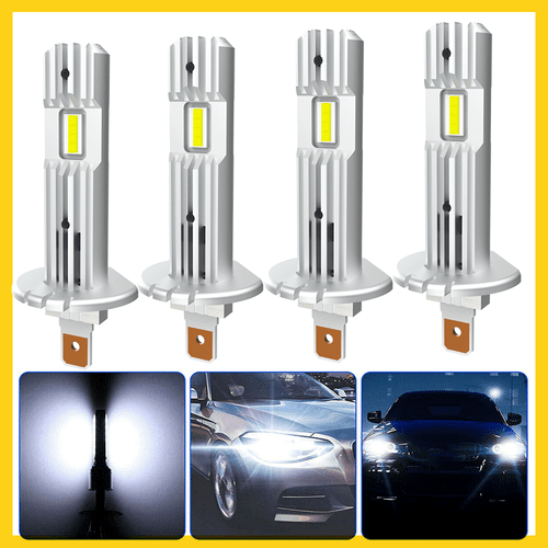 AUXITO 4x H1 LED 6000K Blanco Faro Luz Luz Luz Alta Baja SMD Bombillas Lámpara - Imagen 17 de 19
