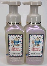 2 BATH  BODY WORKS WHIPPED WHITE COCOA GENTLE  CLEAN FOAMING HAND SOAP 8.75 FL