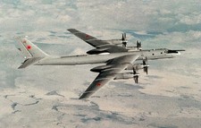 Avión de madera de escritorio Tupolev Tu-142 Bear F/J Patrol nuevo modelo a gran escala 1/130