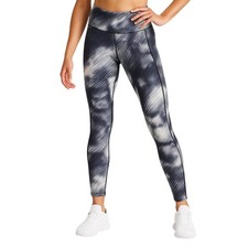 Athleta Leggings S Grey White Chaturanga Pull On Hidden Pocket Athleisure Yoga
