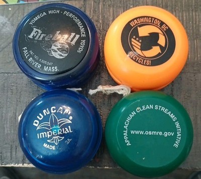 4 Yoyos Duncan Imperial, Yomega Fireball Plu 2 Promotionals Yo-Yo