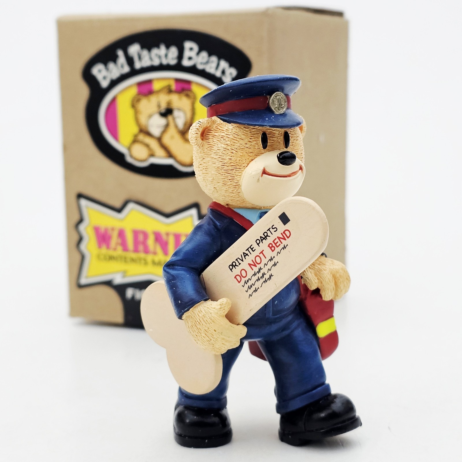 PIRANHA Peter Underhill BAD TASTE BEARS Collectible Figure PAT Postman Postman