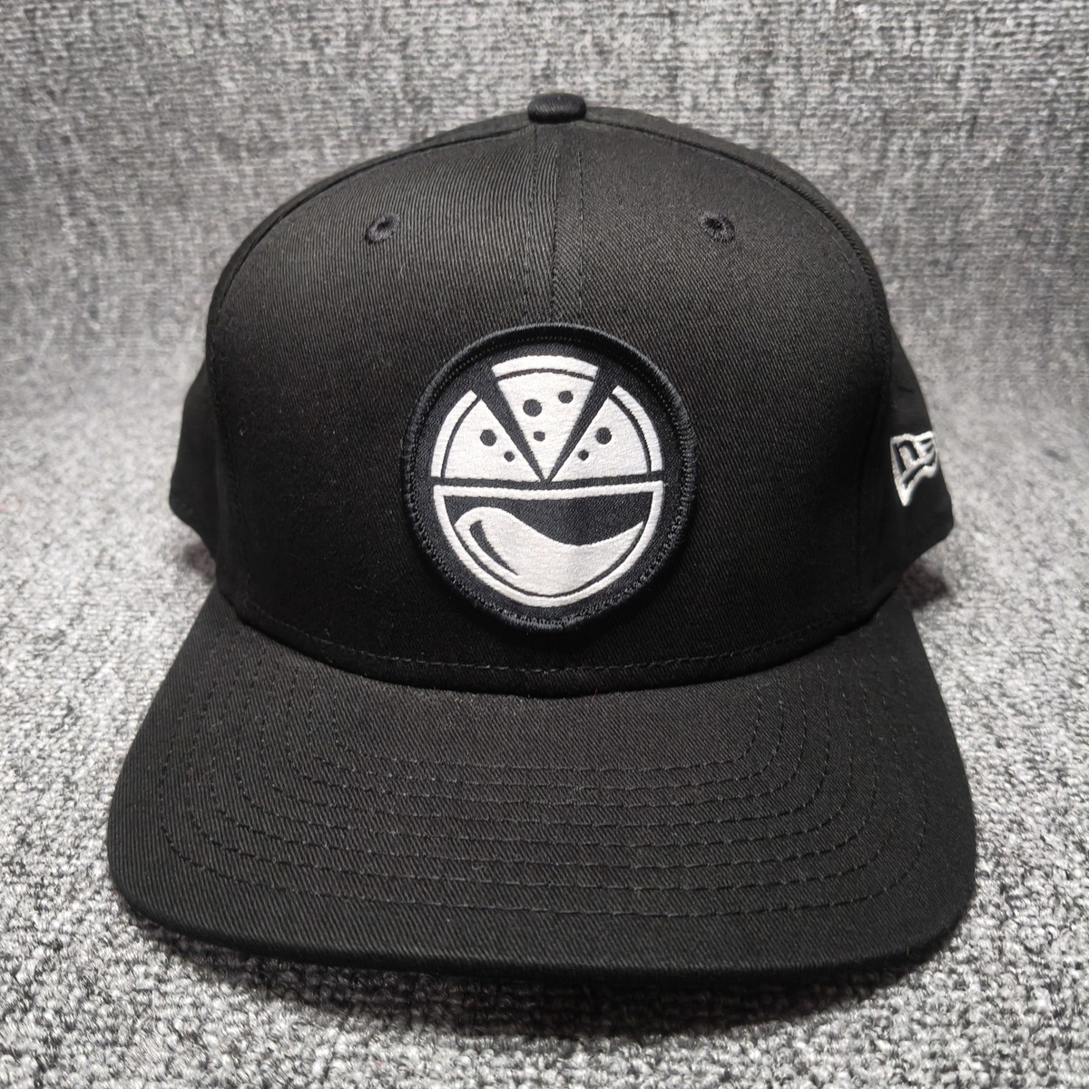New Era 9FIFTY Cork & Slice Pizza Wine Black Snapback Hat Cap Adjustable